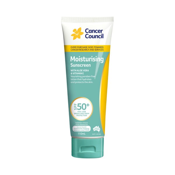 Cancer Council SPF 50+ Moisturising Tube Sunscreen | 110mL