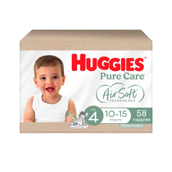 Huggies Ultimate Nappies Size 4 (10-15kg) | 58 pack