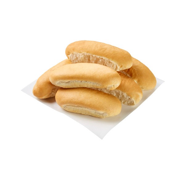 Coles Bakery Super Soft Hot Dog Jumbo Rolls | 6 pack