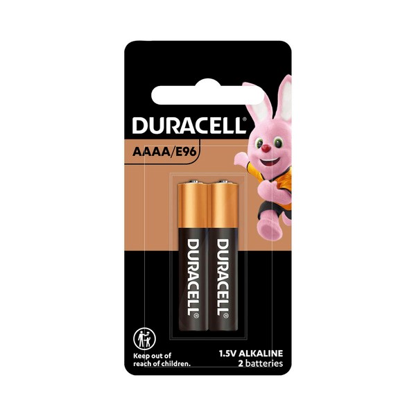 Duracell Coppertop AAAA E96 Batteries | 2 pack