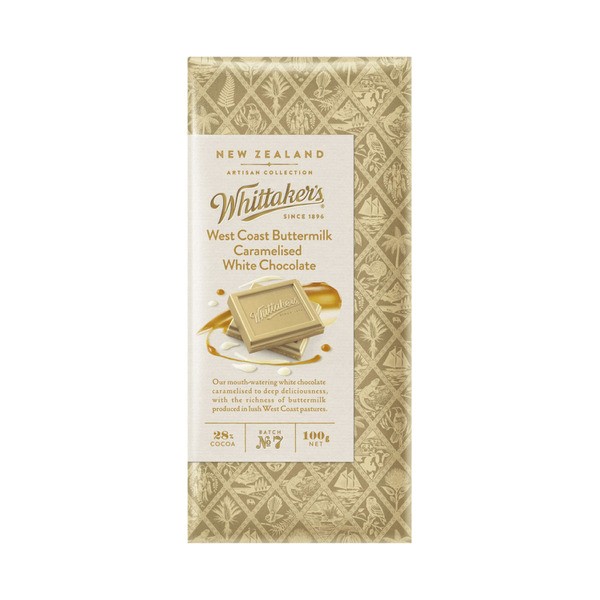 Whittaker's West Coast Buttermilk Caramelised White Chocolate | 100g