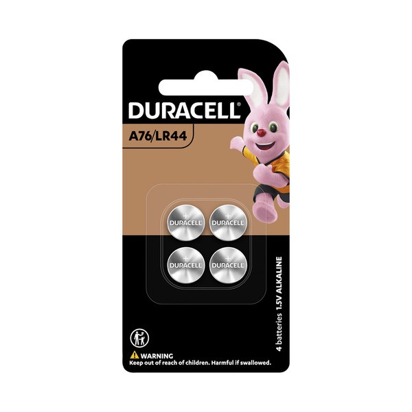 Duracell Alkaline LR44 A76 | 4 pack