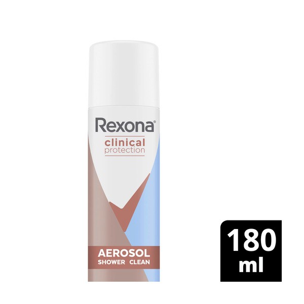 Rexona Clinical Protection Shower Clean Antiperspirant Deodorant | 180mL