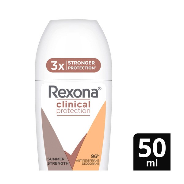 Rexona Clinical Protection Summer Strength Antiperspirant Roll On | 50mL