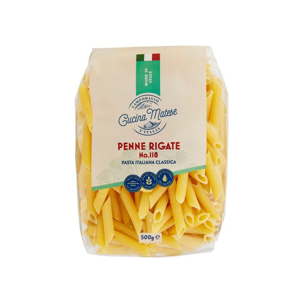 Cucina Matese Penne Rigate No.118 Italian Pasta | 500g