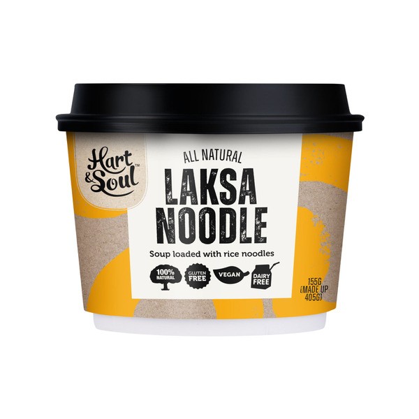 Hart & Soul Gluten Free Laksa Noodle Soup | 155g
