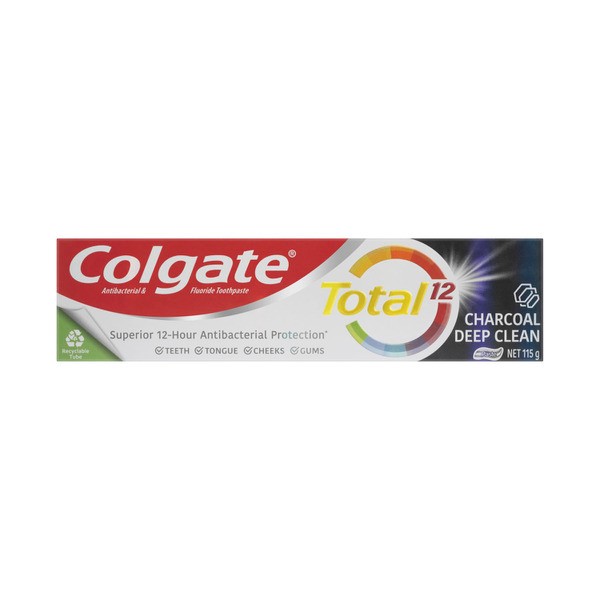 Colgate Total Charcoal Deep Clean Multi Benefit Toothpaste | 115g