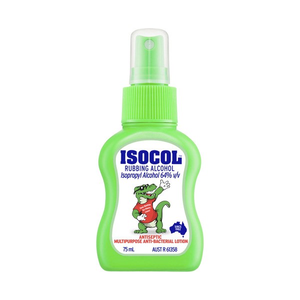 Isocol Multipurpose Rubbing Alcohol Antiseptic Spray | 75mL