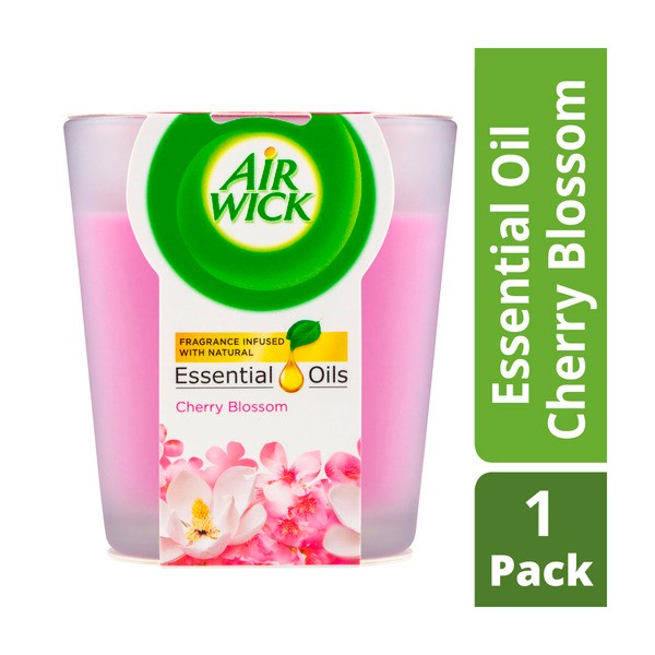 Air Wick Essential Oils Cherry Blossom Candle | 1 pack