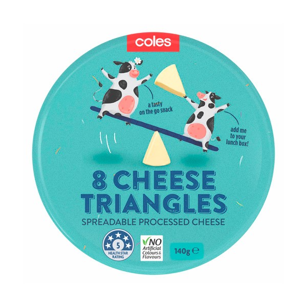 Coles Kids Triangles Cheese | 140g