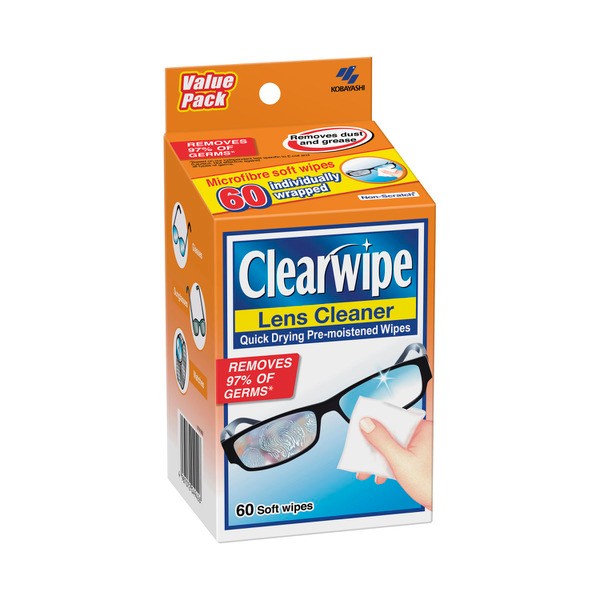 Clearwipe Lens Cleaner | 60 pack