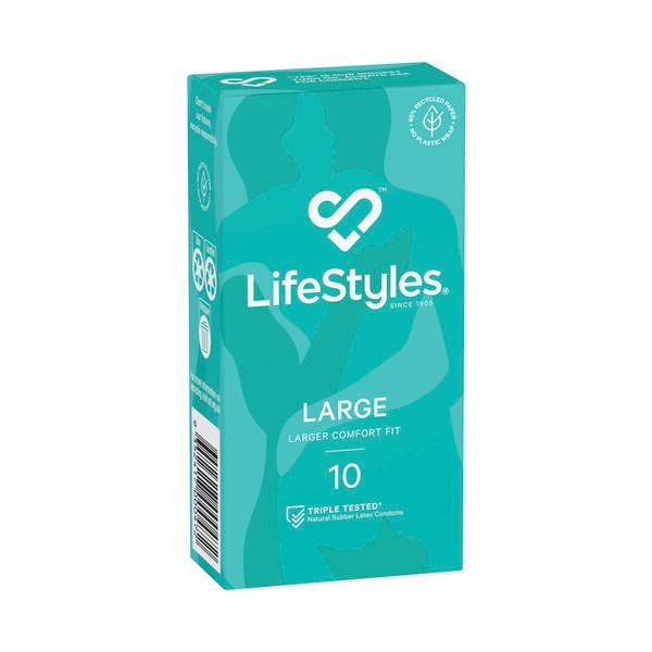 Lifestyles Large Condoms | 10 pack