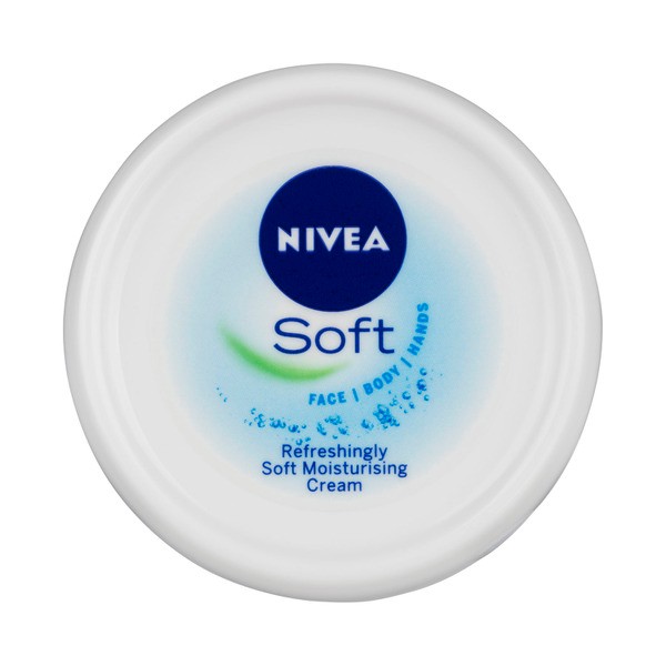Nivea Soft Cream Travel Mini Lotion Moisturiser + Jojoba Oil & Vitamin E | 50mL