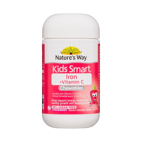 Nature's Way Kids Smart Iron Chewables | 50 pack
