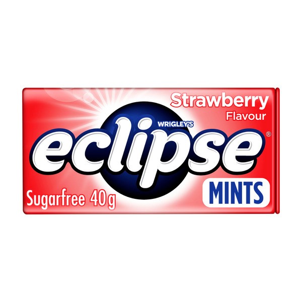 Eclipse Strawberry Sugar Free Mints Tin | 40g