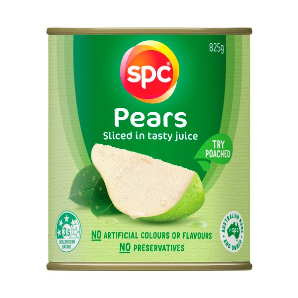 SPC Pears Sliced Fruit In Juice | 825g