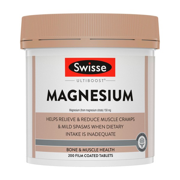 Swisse Ultiboost Magnesium To Support  Muscle Health | 1 pack