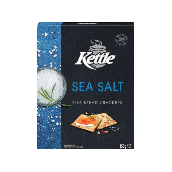Kettle Sea Salt Flat Bread Crackers | 150g