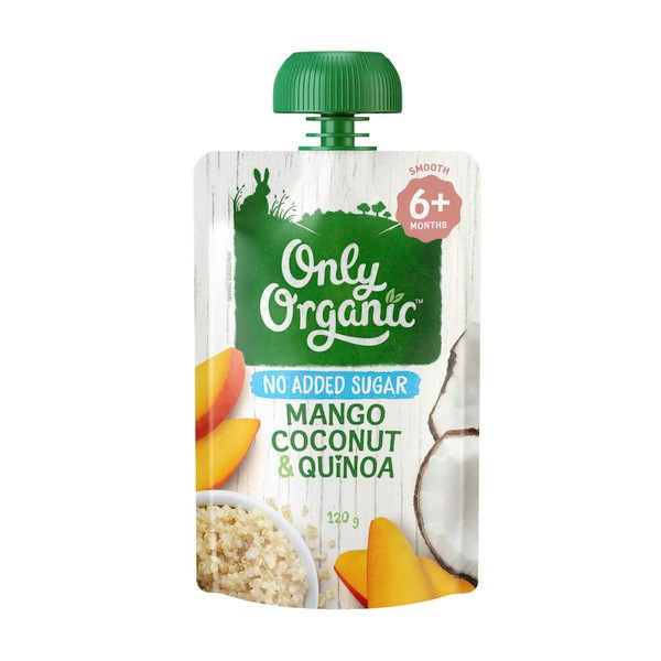 Only Organic Baby Food Mango Coconut And Quinoa | 120g