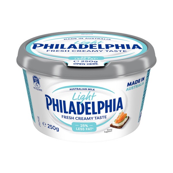 Philadelphia Light Cream Cheese Tub | 250g