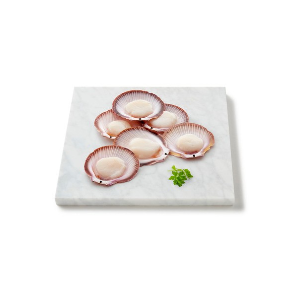 Coles Thawed Half Shell Scallops Large | 1 each