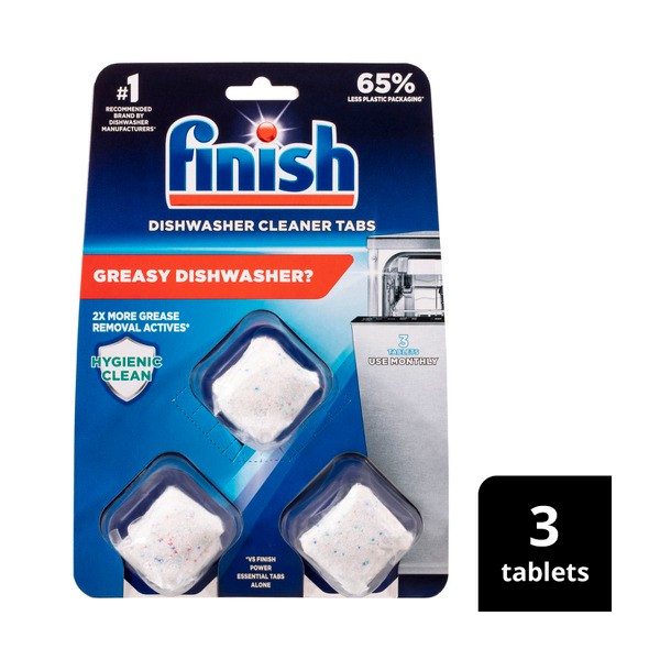 Finish Dishwasher Cleaner Tablets | 3 pack