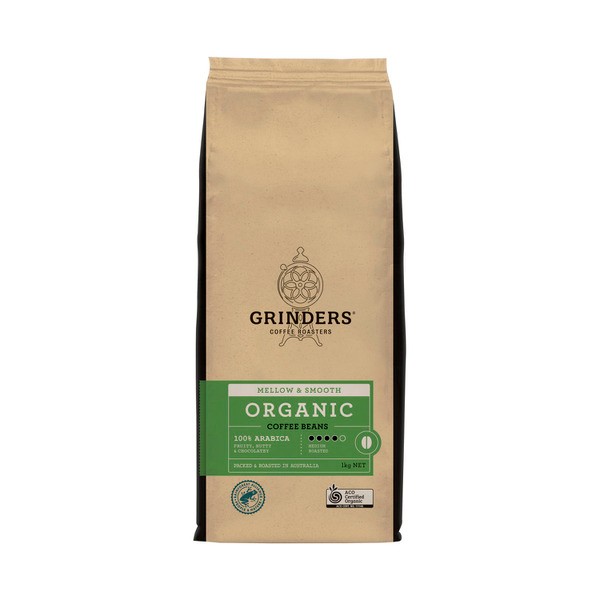 Grinders Organic Coffee Beans | 1kg