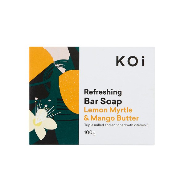 KOi Lemon Myrtle & Mango Butter Bar Soap | 100g