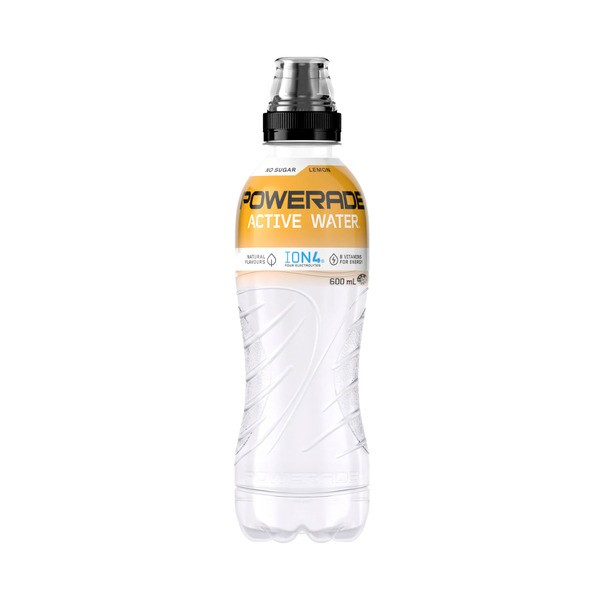 Powerade Active Water Sports Drink Lemon | 600mL