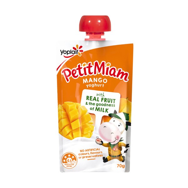 Yoplait Petit Miam Mango Yoghurt Pouch | 70g