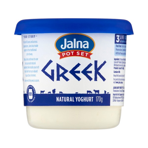 Jalna Pot Set Yoghurt Natural Greek | 170g