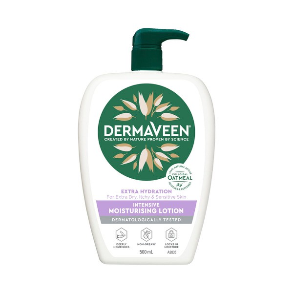 DermaVeen Extra Gentle Colloidal Oatmeal Intensive Moisturise Cream | 500mL