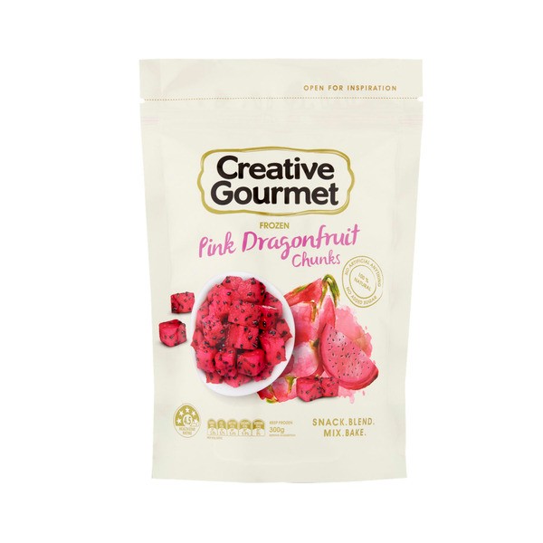 Creative Gourmet Frozen Pink Dragonfruit Chunks | 300g