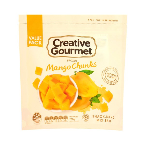 Creative Gourmet Frozen Mango Chunks | 750g