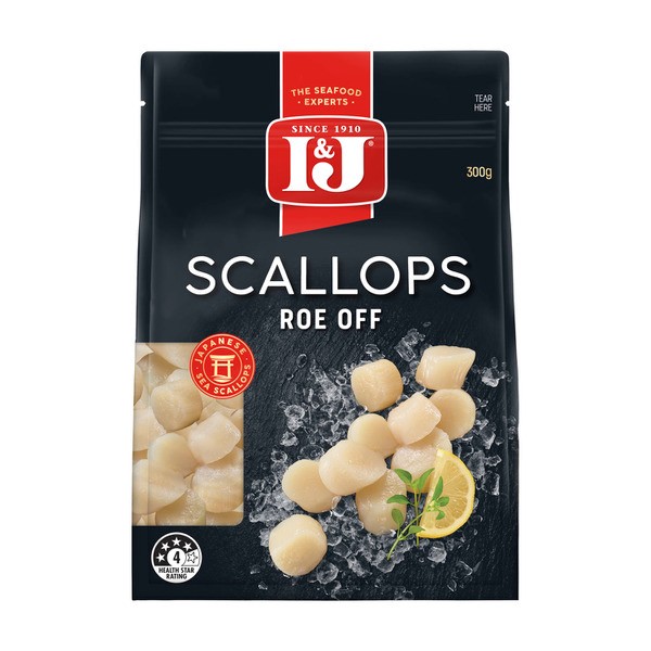 I&J Scallops Roe Off | 300g
