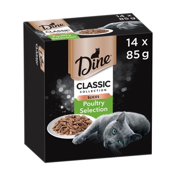 Dine Daily Cat Food Poultry Selection 14x85g | 14 pack