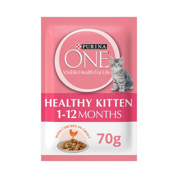 Purina One Adult 1+Years Kitten Chicken Cat Food Pouch | 70g