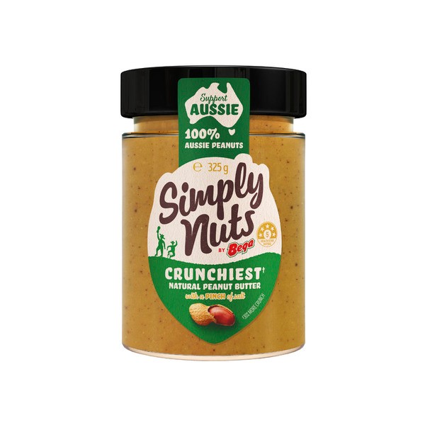 Bega Simply Nuts The Crunchiest Peanut Butter | 325g