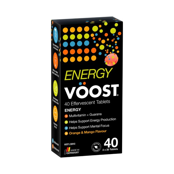 Voost Energy Effervescent Tablets | 40 pack