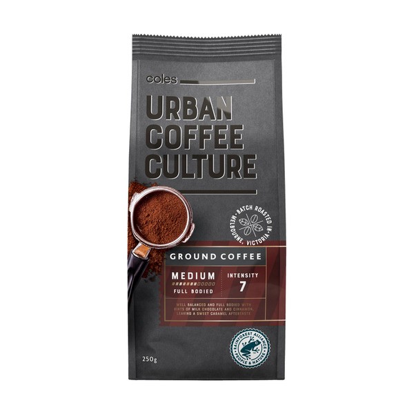 Coles Urban Coffee Culture Medium Roast Ground | 250g