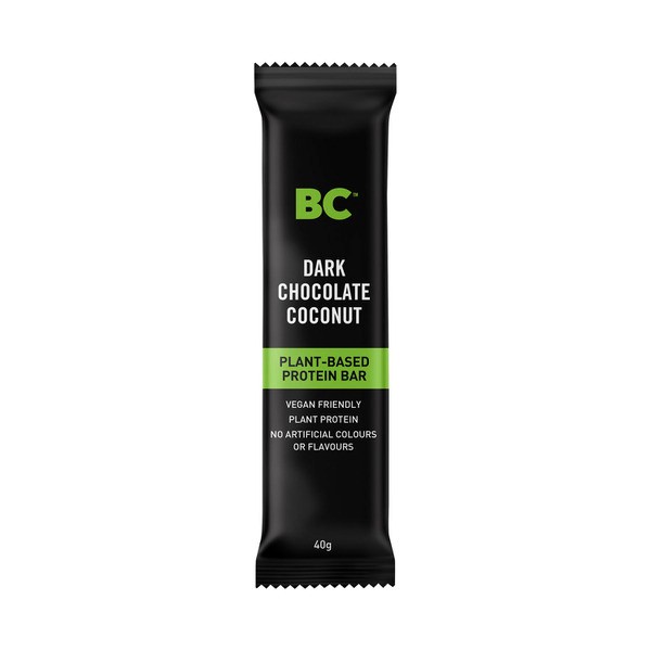 BC Snacks Dark Chocolate Coconut Plant-Based Protein Bar | 40g