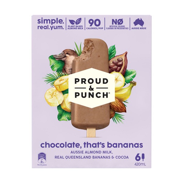 Proud & Punch Chocolate That'S Banana 6 Pack | 450mL