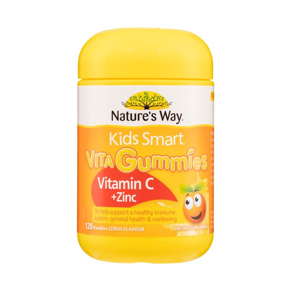 Nature's Way Kids Smart Vita Gummies Vitamin C + Zinc | 120 pack