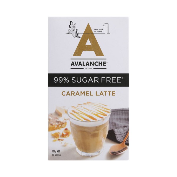 Avalanche Caramel Sugar Free Coffee Sachets | 10 pack