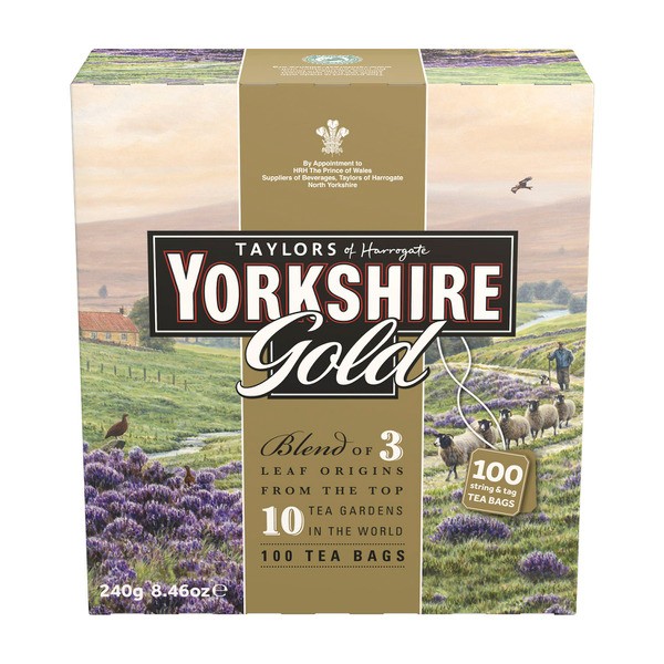 Taylors Of Harrogate Yorkshire Gold Tea Bags | 100 pack