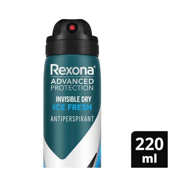 Rexona Men Antiperspirant Aerosol Advanced Invisible Ice Fresh | 220mL