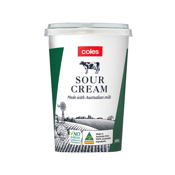 Coles Sour Cream | 300g