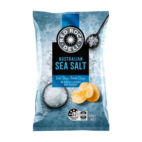 Red Rock Deli Sea Salt Potato Chips | 50g