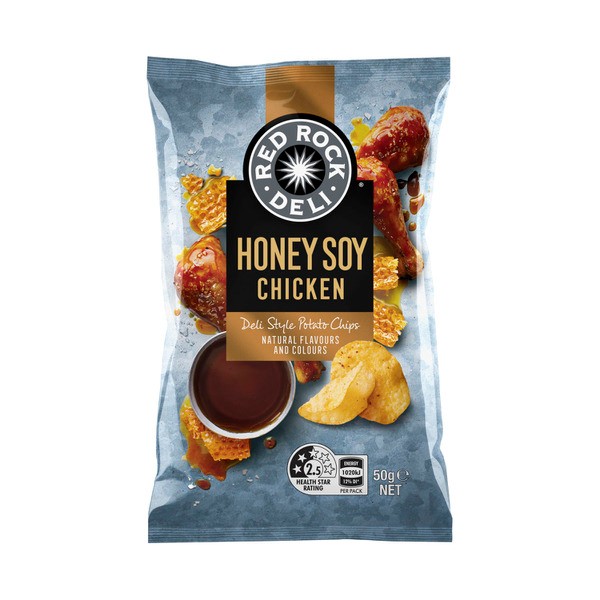 Red Rock Deli Honey Soy Chicken Potato Chips | 50g