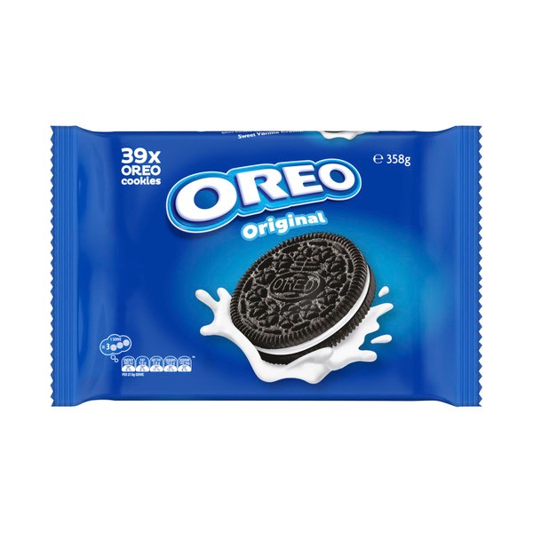 Oreo Original Creme Biscuits Family Pack | 358g